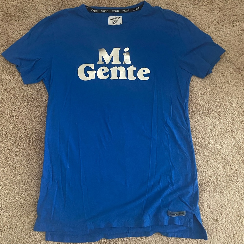 J Balvin Blue Mi Gente Shirt
